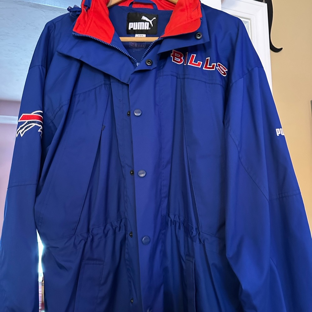 PUMA, Buffalo Bills Blue Sports Jacket